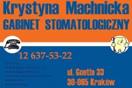 Krystyna Machnicka Gabinet Stomatologiczny, ul. Goetla 33 (Cichy Kącik), Kraków