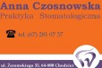 Anna Czosnowska Praktyka Stomatologiczna