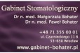 Stomatologia - Ortodoncja dr n. med. Paweł Bohater, dr n. med. Małgorzata Bohater