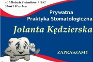 Jolanta Kędzierska Prywatna Praktyka Stomatologiczna, ul. Młodych Techników 7 /182 , Wrocław